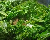 A picture of step 2 of Hearty White Bean and Kale Bake.