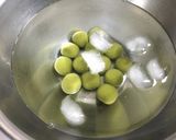 A picture of step 8 of Matcha Shiratama Anmitsu.