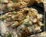 A picture of step 4 of 🍛Risotto🍛 (Chicken & Mushroom).