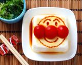 A picture of step 5 of Father’s Day Fun! Decorated Chilled Tofu Art.