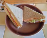Une image de l'étape 7 de Sandwich Jambon Grillé - Œufs.