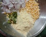 A picture of step 3 of Crispy sweet corn fritters.