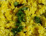 A picture of step 5 of Lemon Rice.