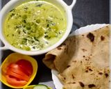 A picture of step 7 of Methi malai matar.