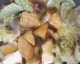 Foto langkah ke 3 dari resep Tahu kubis kuah santan.