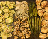 Foto del paso 3 de la receta: Lubinas al horno con parrillada de verduras