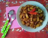 Foto langkah ke 3 dari resep Sambel goreng kentang tahu tempe.