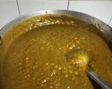 A picture of step 31 of Daal Palak.