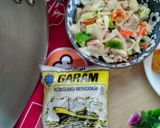 Foto langkah ke 7 dari resep Tumis jamur ayam cincang.