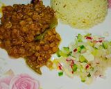 A picture of step 5 of Chanay ki dal served with zeera rice 🍛🍛🍛.