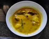 A picture of step 10 of Chattisgarh special Dubaki kadi.
