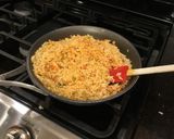 A picture of step 6 of Fish Fried Rice.
