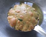 A picture of step 3 of Bajra methi poori.