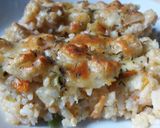 Foto langkah ke 8 dari resep Egg Rice Baked with Mozarella and Veggie.