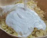 A picture of step 3 of Macroni fruit salad.