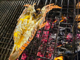 กุ้งมังกรอบชีส