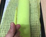 A picture of step 2 of Cheese Sauce Swiss Roll Cake.
