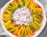 Hình bước làm 3 của món Bánh pizza