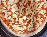 A picture of step 5 of 🍕Cheesy Smokey tikka pizza🍕.