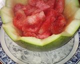A picture of step 3 of Water melon bowl.