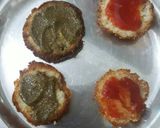 A picture of step 7 of Idli sandwich.