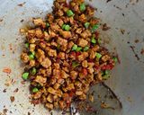 Foto langkah ke 3 dari resep Nasi Bakar Ikan Teri Orek Tempe.