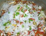 A picture of step 9 of Kachoomar Biryani.