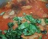 A picture of step 8 of Paneer Pakora Masala Curry.