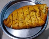 A picture of step 8 of Garlic bread (without yeast).