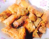 Hình bước làm 2 của món Bánh tráng nướng