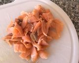 Foto del paso 1 de la receta Pasta Negra con Salmón