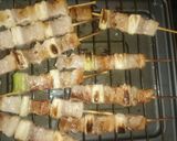 A picture of step 4 of Quick & Easy Yakitori Using a Fish Grill.