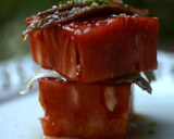Foto del paso 2 de la receta: Ensalada de tomate rosa de Barbastro, anchoas y boquerones
