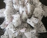 A picture of step 1 of Dragon Fruit Sago Rose Dryfruits Dessert - Fusion Fasting Healthy Dessert.