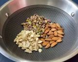 A picture of step 1 of Instant thandai powder.
