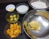 A picture of step 1 of Mango cake.