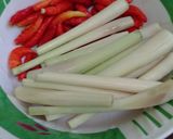 Foto langkah ke 2 dari resep Sayur semanggi sambel sereh#banyuwangi.