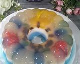 Foto langkah ke 10 dari resep Puding Susu Yogurt with Edible Flower / Hantaran / Gift.