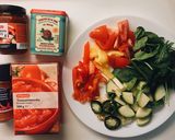 Foto langkah ke 1 dari resep Red Vegan Spagetti 🌶.