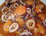 Foto langkah ke 2 dari resep Cumi & udang Saos Padang.