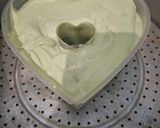 Foto langkah ke 5 dari resep Bolu Pandan kukus Keju Lumer.
