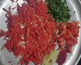 A picture of step 2 of Carrot Tomato Garlic Pickle😋.
