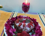 A picture of step 6 of Strawberry cake.