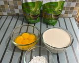 Foto langkah ke 1 dari resep Matcha Crème Brûlée.