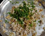 A picture of step 2 of Barley flour and leftover poha thepla.