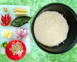 Foto langkah ke 1 dari resep Nasi Liwet Teri Medan (Rice Cooker).