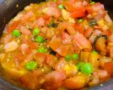 A picture of step 2 of Matar Tamatar chutney (Green Peas & Tomato).
