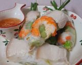 Hình bước làm 2 của món Gỏi cuốn tôm thịt