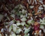 A picture of step 3 of Makhana bhel.