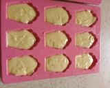 A picture of step 4 of Madeleines.